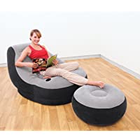 Intex 68564 Sillón con Reposapiés Hinchables 99 x 130 x 76 - 64 x 28 cm